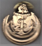 Marine Nationale En Algérie. époque Française. Insigne De Coiffure. SM.pin's. - Armée De Terre