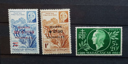 04 - 24 -  Madagascar N° 284 - 285 - 288 * - MH - Unused Stamps