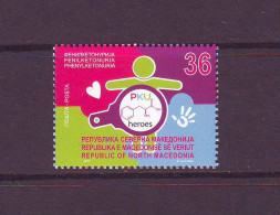 NORTH MACEDONIA 2024 Rare Diseases Phenylketonuria MNH - Macedonia Del Norte