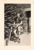 Scoutisme * Scout En Tenue Et Son Vélo Ancien Cycle * Scouts Jamborée * Photo Ancienne 10x7.5cm - Scoutismo