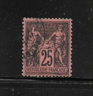 FRANCE  ( FR1 - 206 )   1878  N° YVERT ET TELLIER  N°  91 - 1876-1898 Sage (Tipo II)