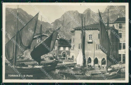 Trento Torbole Lago Di Garda Porto Con Barche Foto Cartolina RT3621 - Trento