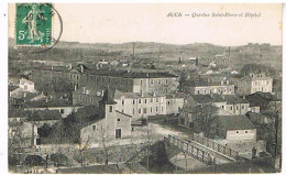 32  AUCH    QUARTIER  SAINT PIERRE  ET L HOPITAL  1913 - Auch