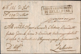 B17 - LETTERA PREFILATELICA DA ZELARINO 1841 - 1. ...-1850 Vorphilatelie