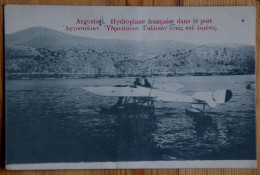 Argostoti / Argostoli - Hydroplane Française Dans Le Port - Avion / Hydravion - Petite Animation - Guerre - (n°29085) - Greece