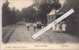 CAPPELLEN-KAPELLEN " KAPEL IN DE HEIDE -ZANDWEG-KINDEREN " HOELEN N°1691 TYPE 3 UITGIFTE 1906 - Kapellen