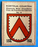 West-Vl N006 Courtrai Kortrijk Timbre Vignette 1930 Café Hag Armoiries Blason écu TBE - Tee & Kaffee