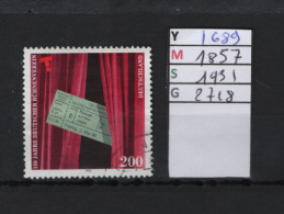 PRIX F. Obl  1689 YT 1857 MIC 1931 SCO 2718 GIB Billet D'entrée Pour Le Théâtre 1996 75/13 - Usati