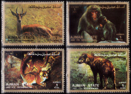 1973 - AJMAN - FAUNA - MICHEL 2687,2690,2691,2693,2694,2696,2698 - Asia (Other)