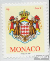 Monaco 2934 (kompl.Ausg.) Postfrisch 2009 Freimarke: Staatswappen - Unused Stamps