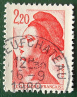 2376 France 1985 Oblitéré Liberté De Delacroix 2 F 20 Rouge - Gebraucht