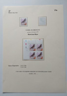 2 Feuilles Thématique Oiseaux De Buzin La Grive Mauvais. - 1985-.. Uccelli (Buzin)