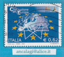 USATI ITALIA 2004 - Ref.0946 "UNA COSTITUZIONE PER L'EUROPA" 1 Val. - - 2001-10: Oblitérés