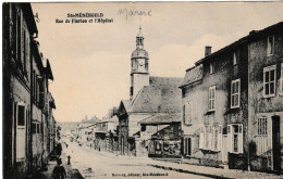 Ste Ménéhould Rue Florion Et L'hôpital ( Clocher église ? écrite En 1933 - Sainte-Menehould