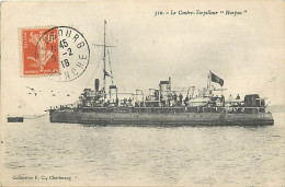 Themes Div-ref VV528- Marine Militaire Francaise -bateaux De Guerre -marine Nationale - Le Contre Torpilleur Harpon  - - Guerra