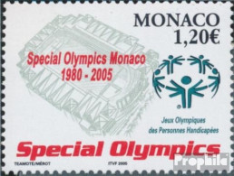 Monaco 2753 (kompl.Ausg.) Postfrisch 2005 Special Olympics - Unused Stamps