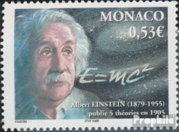 Monaco 2739 (kompl.Ausg.) Postfrisch 2005 Albert Einstein - Unused Stamps