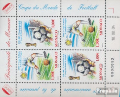 Monaco Block88 (kompl.Ausg.) Postfrisch 2004 Fußball - WM - Unused Stamps