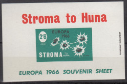 INSEL STROMA (Schottland), Nichtamtl. Briefmarken, Stroma To Huna, Block, Postfrisch **, Europa 1966, Stranddistel - Escocia