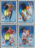 Zentralafrikanische Republik 1336A-1339A (kompl.Ausg.) Postfrisch 1988 Olympia - Nuevos