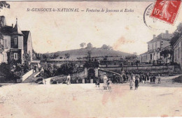 71 - Saone Et Loire -  SAINT GENGOUX  Le NATIONAL - Fontaine De Jouvence Et Ecoles - Other & Unclassified