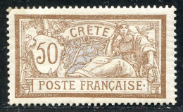 REF 091 > CRETE < Yv N° 12 * Centrage Correct < Neuf Ch. Dos Visible - MH * Cote 20 € - Nuevos