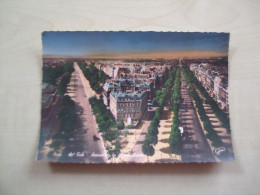 Carte Postale Ancienne Colorisée PARIS Avenue Foch Et Avenue De La Grande Armée - Other Monuments