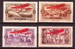 Gran Libano 1926 Posta Aerea Y.T.A13/16 */MH VF/F - Luchtpost