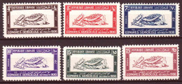 Gran Libano 1930 Y.T.122/27 **/MNH VF/F - Nuevos