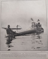 1907 L'HYDROPLANE D'Alberto SANTOS DUMONT Pionnier Brésilien De L'aviation - LA VIE AU GRAND AIR - 1900 - 1949