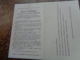 --Doodsprentje/Bidprentje  Marie GODERIS   Koksijde 1882-1960 Oostende  (Echtg René ROMMEL) - Other & Unclassified