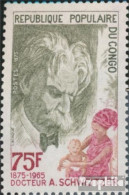 Kongo (Brazzaville) 491 (kompl.Ausg.) Postfrisch 1975 Albert Schweitzer - Mint/hinged