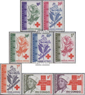 Kongo (Kinshasa) 119-126 (kompl.Ausg.) Postfrisch 1963 Rotes Kreuz - Otros & Sin Clasificación