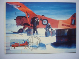 Avion / Airplane / AUSTRALIAN ANTARTIC / De Havilland DHC-2 Beaver / Carte Maximum Australienne - 1946-....: Modern Era