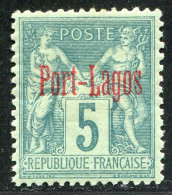 REF 091 > PORT LAGOS < Yv N° 1 * Très Beau Centrage < Neuf Ch. Dos Visible - MH * Cote 40 € - Neufs