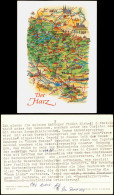 Ansichtskarte  Stadtplan Landkarten Ansichtskarte Der Harz 1985 - Cartes Géographiques