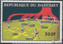 Dahomey 609A (kompl.Ausg.) Postfrisch 1974 Fußball - Benin – Dahomey (1960-...)