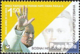 Bosnien - Kroat. Post Mostar 112 (kompl.Ausg.) Postfrisch 2003 Papst Johannes Paul II. - Bosnien-Herzegowina