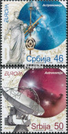 Serbien 300-301 (kompl.Ausg.) Postfrisch 2009 Astronomie - Serbia