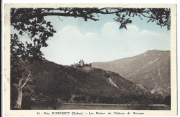 26 Dieulefit - Environs - Les Ruines Du Chateau De Beconne - Dieulefit