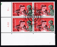 .B.I.T. TIMBRES OBLITERES 1er/J.13.9.1988. BLOC DE 4. AVEC GOMME C/S.B.K. Nr:110. Y&TELLIER Nr:465. MICHEL Nr:109. - Servizio