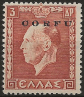 OICO16N1 - 1941 Occup. Italiana CORFU', Sass. Nr. 16, Francobollo Nuovo Senza Linguella **/ - Corfou