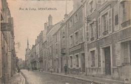 Montargis * CPA * Rue De Loing " La Défense Cycliste " Au N°14 * Agent Général : M. FOURNET - Montargis