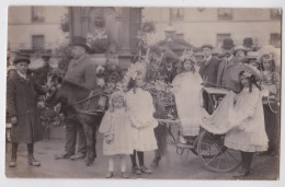 Penrith Carlisle (?) Horse Cart Event Uk Photo Postcard To Locate Attelage De Cheval Fête à Situer - Other & Unclassified