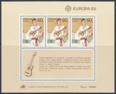 MADEIRA Block 6, Postfrisch **, Europa CEPT:  Musik 1985 - 1985