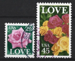 USA 1988 Flowers  Y.T. 1819/1820  (0) - Used Stamps
