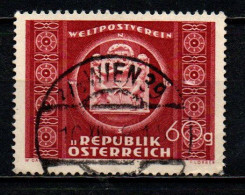 AUSTRIA - 1949 - 75° ANNIVERSARIO DELL' U.P.U. - USATO - Used Stamps