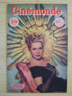 Cinémonde 1947 N°698 Josette Day - Alan Ladd - Marguerite Chapman - Film/ Televisie