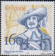 Frankreich 3822 (kompl.Ausg.) Postfrisch 2004 Kolonisator Pierre Dugua De Mons - Ongebruikt