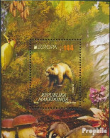 Makedonien Block31 (kompl.Ausg.) Postfrisch 2016 Braunbär - Macedonia